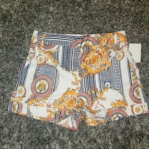 Ovi Brand - Shorts (Gold,Blue & White)- Small